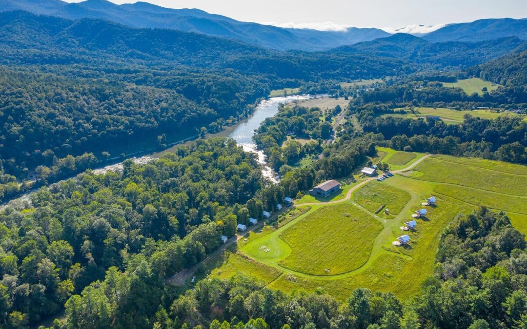 150 Acre Homestead Overlooking the French Broad River with 11 Cabins